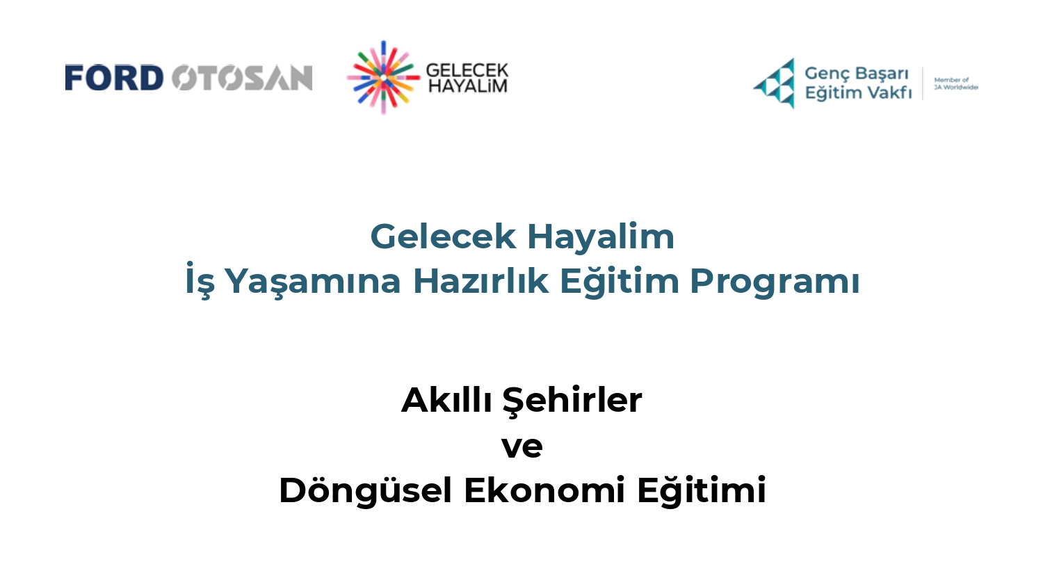 Akıllı Şehirler ve Döngüsel Ekonomi Eğitimi