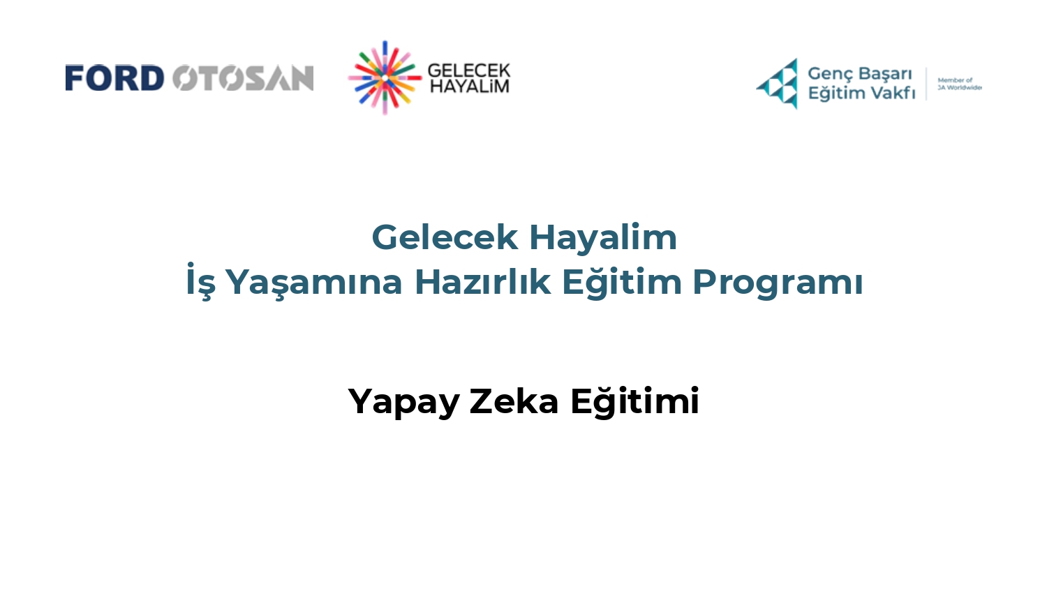 Yapay Zeka Eğitimi